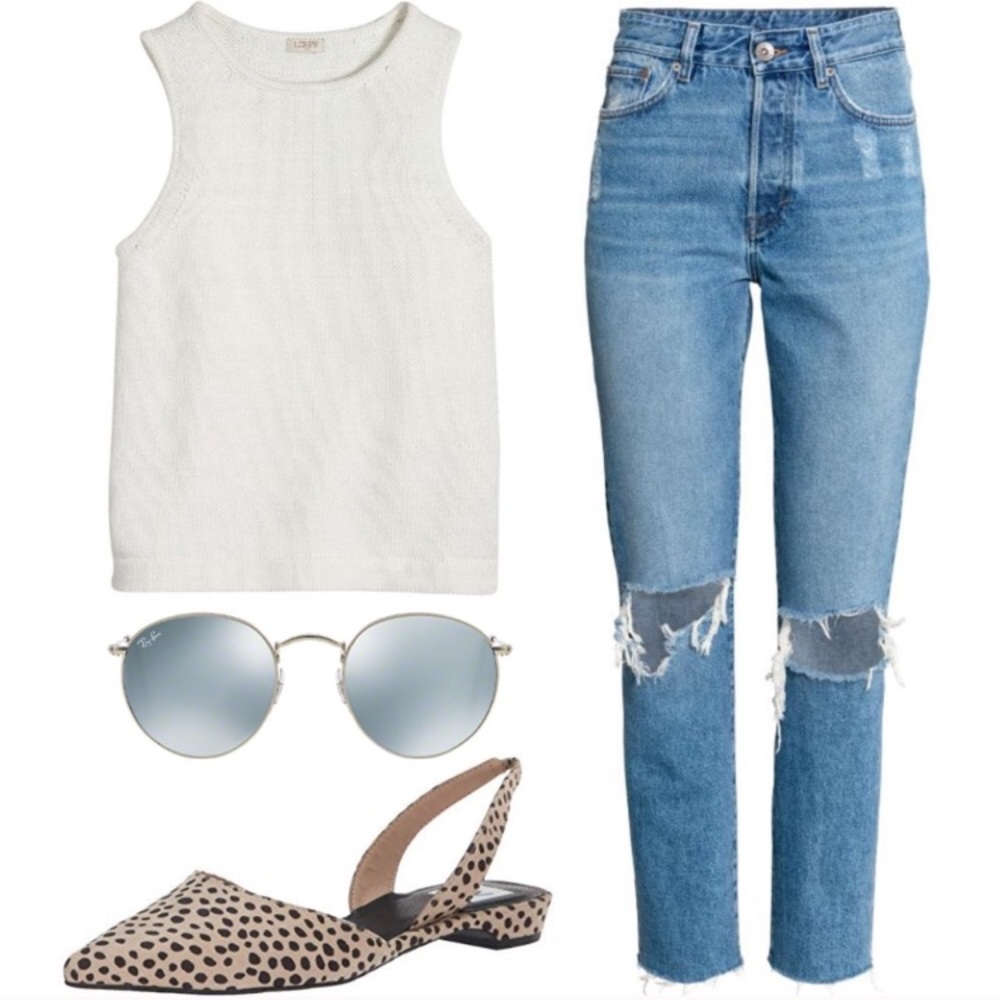 SOLD! ❤️ J. Crew | Cotton Sweater Tank Top - Picture 1 of 5